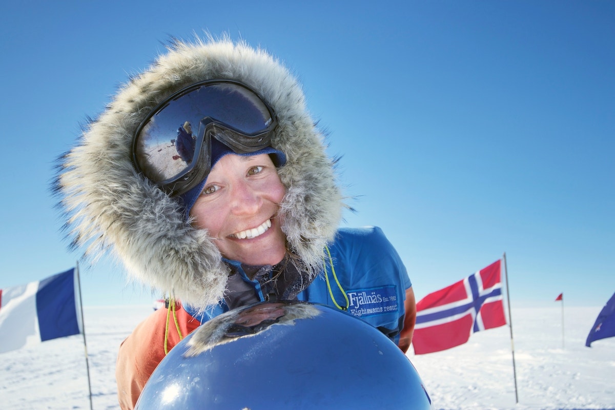 Möt världens snabbaste kvinna till Sydpolen
