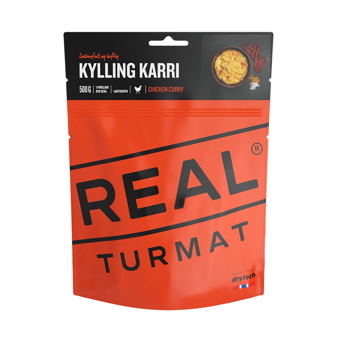 Real Turmat - Kyckling Curry med ris (Laktosfri)
