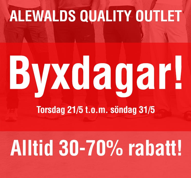 Byxdagar maj 2026
